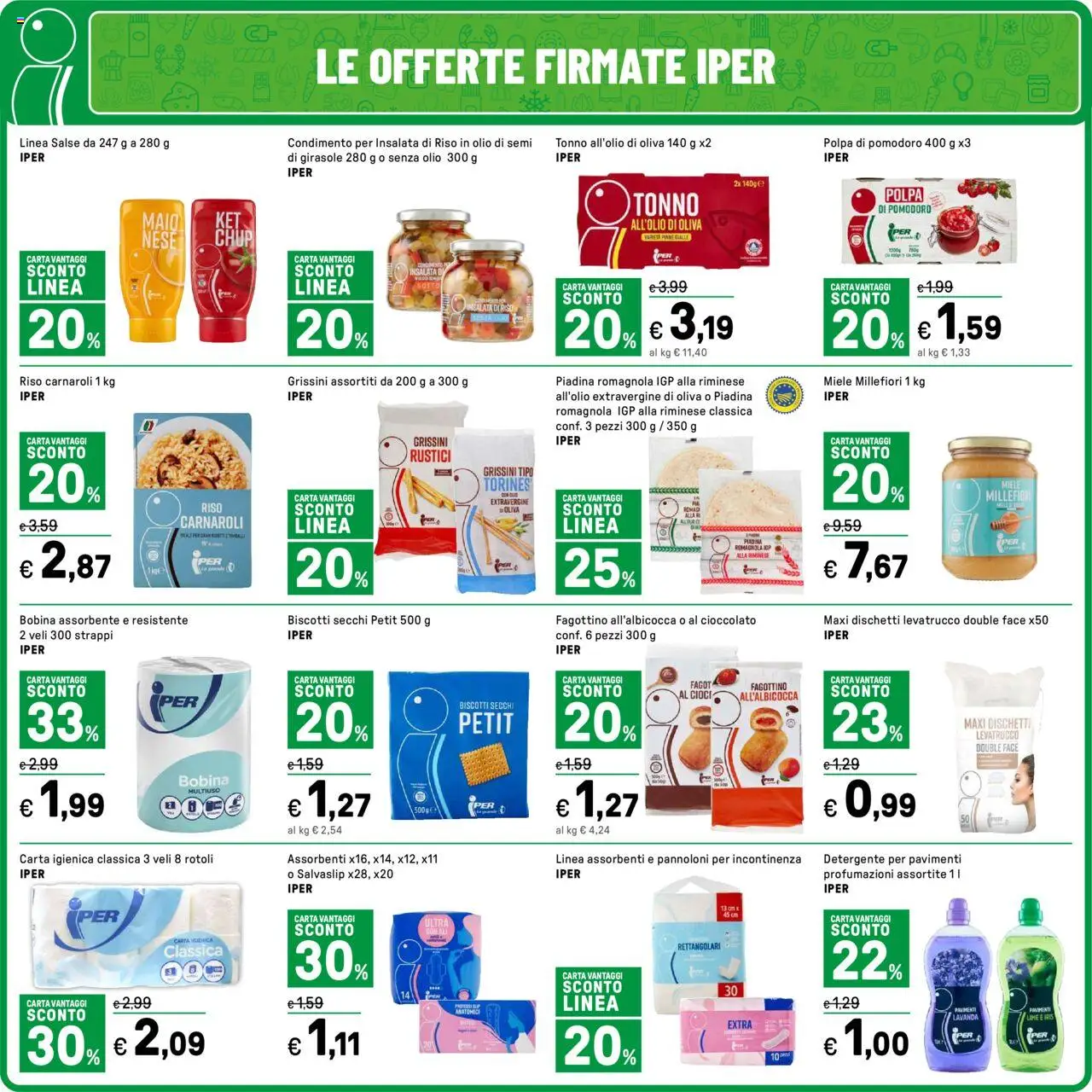 Volantino Iper del 13.06.2025 | Pagina: 21 | Prodotti: Riso, Olio, Piadina, Olio di semi di girasole