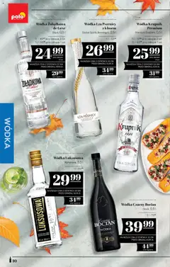 Pogląd oferty "POLOmarket Katalog - Alkoholi" - ważna od 26.09.2025 | Strona: 10 | Produkty: Wódka Luksusowa, Wódka Czarny bocian, Vodka, Wódka