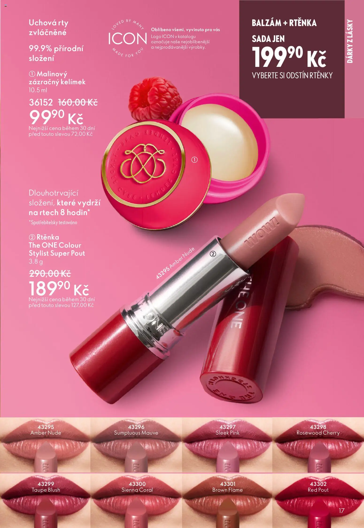 Oriflame katalog č.02/2026 od 21.01.2026 | Strana: 17 | Produkty: Rtěnka