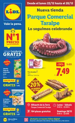 Vista previa Lidl - Parque Comercial Taralpe válido desde el 22.12.2025