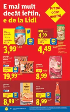 Ofertele Lidl valabile de la 10.11.2025 | Pagină: 30 | Produse: Hacıyatmaz Kedi Oyuncağı, Ciuperci, Orez, Sos