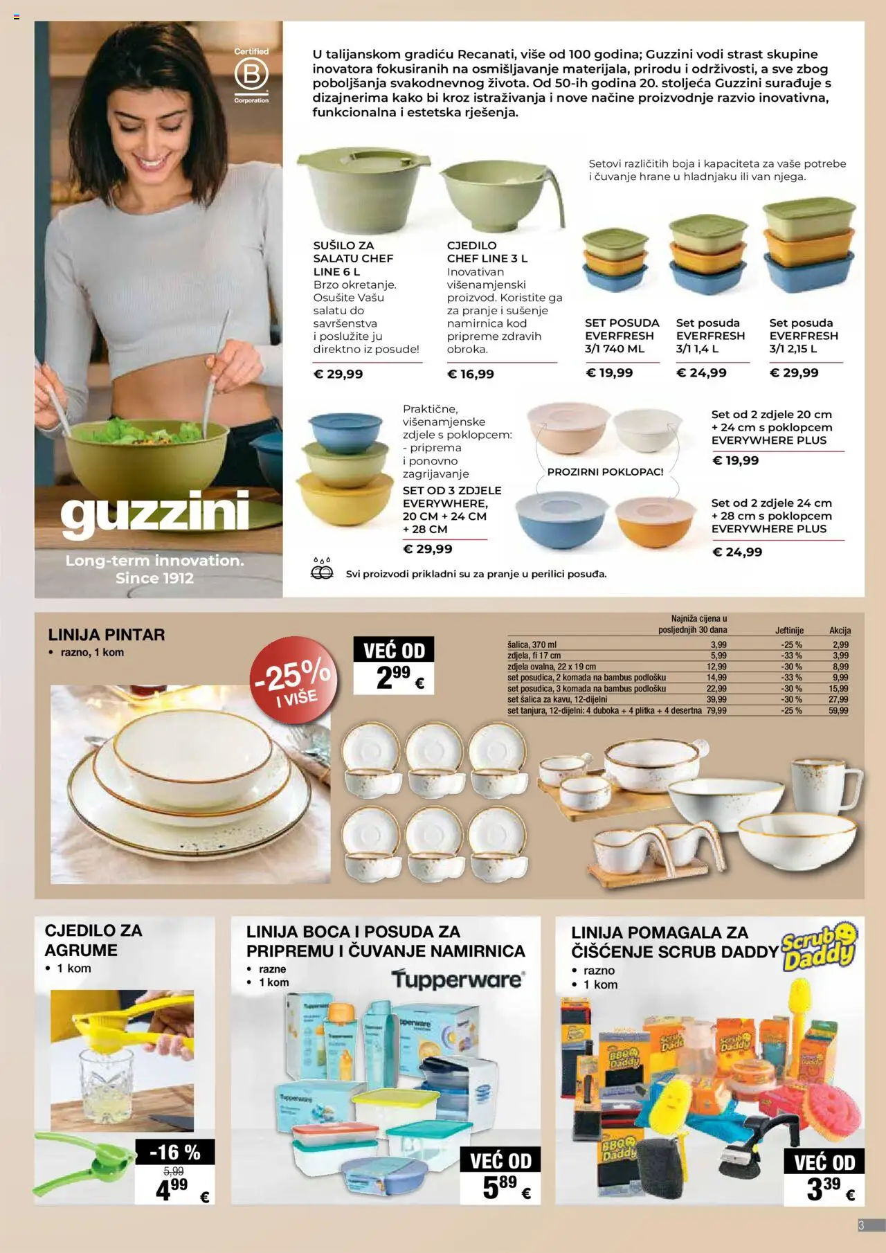 Interspar katalog | vrijedi od 10.09.2025 | Stranica: 3 | Proizvodi: Šalica, Zdjela, Cjedilo