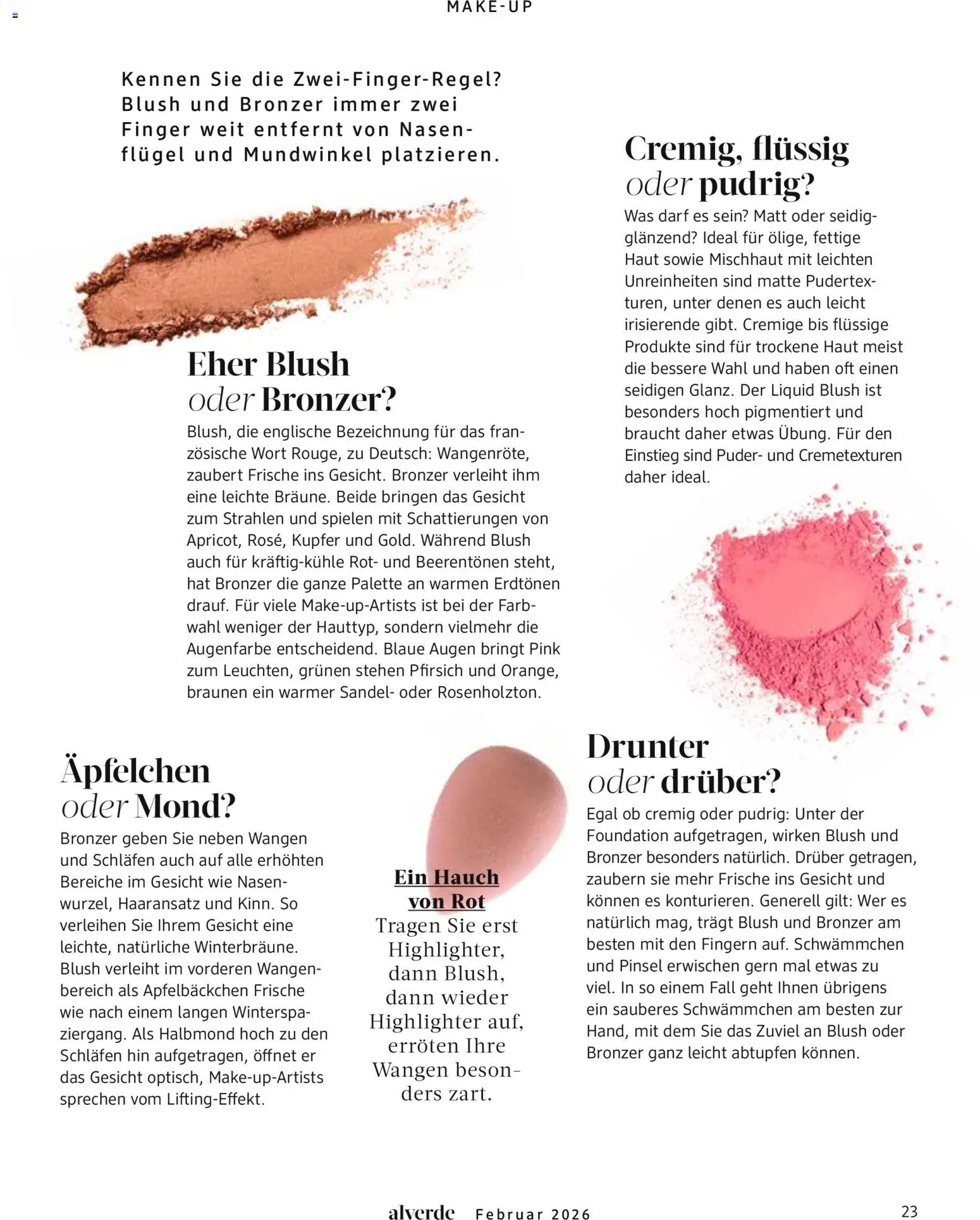 dm drogerie Prospekt 	 – gültig ab 01.02.2026 | Seite: 23 | Produkte: Puder, Pinsel, Foundation, Highlighter