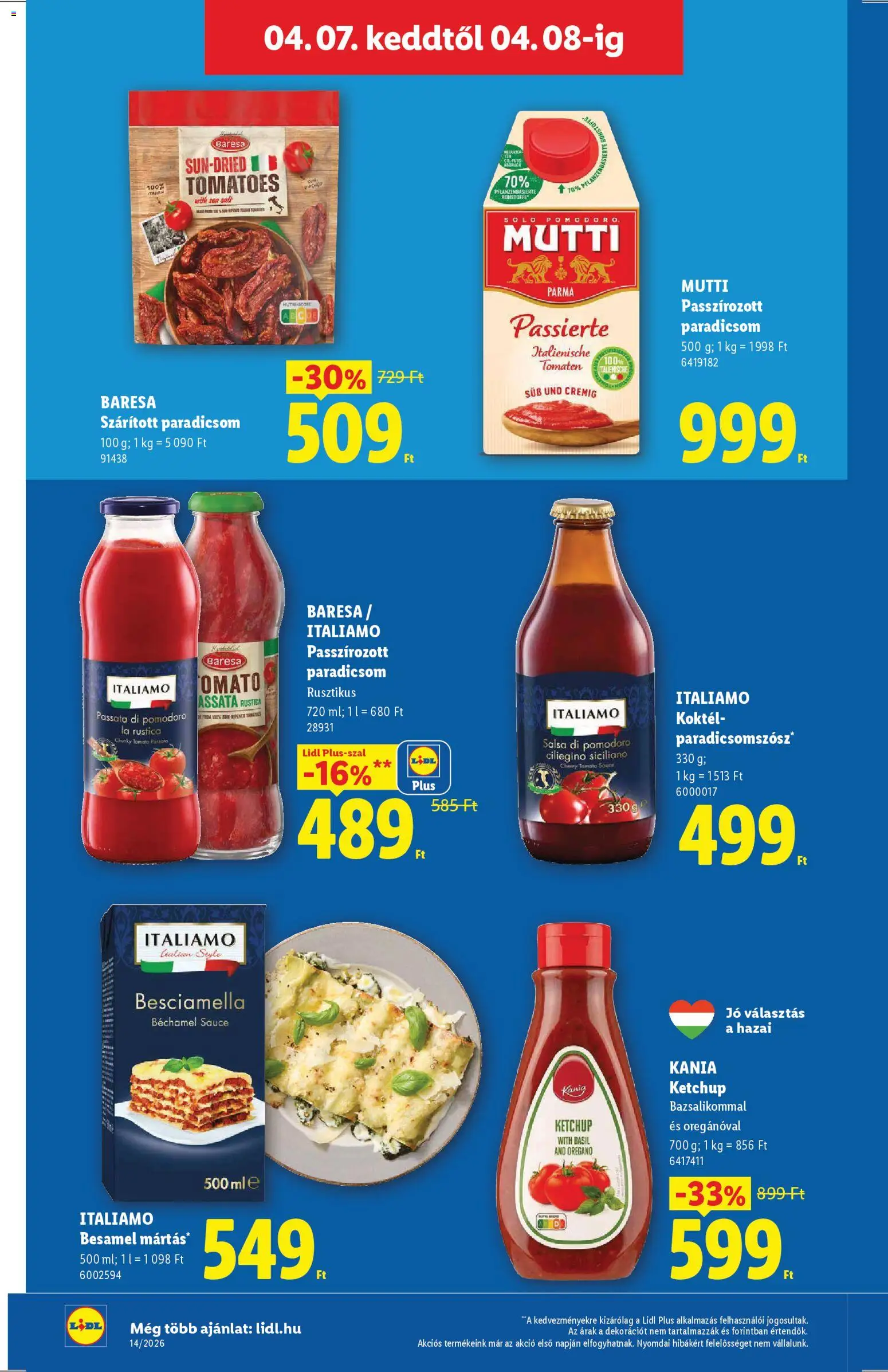 Lidl akciós ujság - amely érvényes a következő dátumtól: 01.04.2026 | Oldal: 50