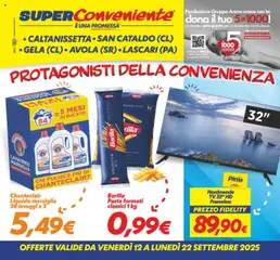 Anteprima del volantino SuperConveniente Caltanissetta/San Cataldo/Gela/Avola/Lascari catalogo valido a partire dal 12.09.2025
