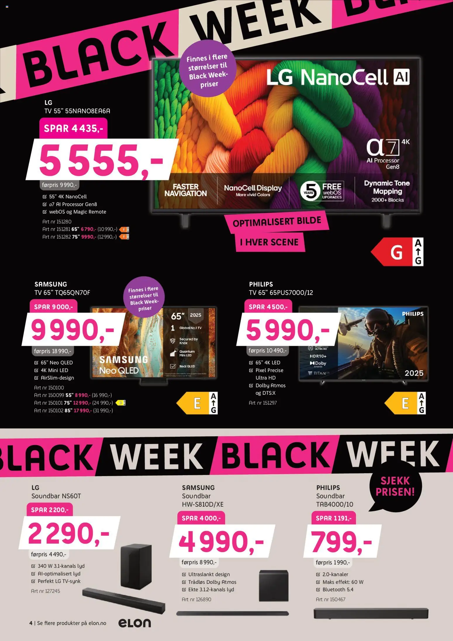 {H1} | Side: 4 | Produkter: Tv, Lyd, Anchois