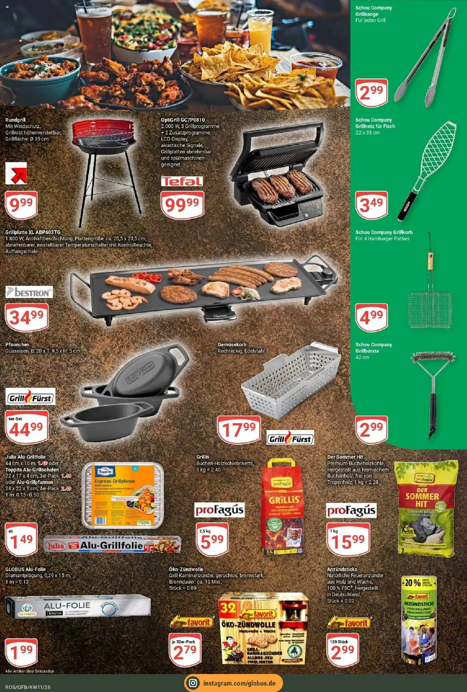 Globus prospekt Lambrechtshagen	 – gültig ab 09.03.2026 | Seite: 26 | Produkte: Grill, Fisch