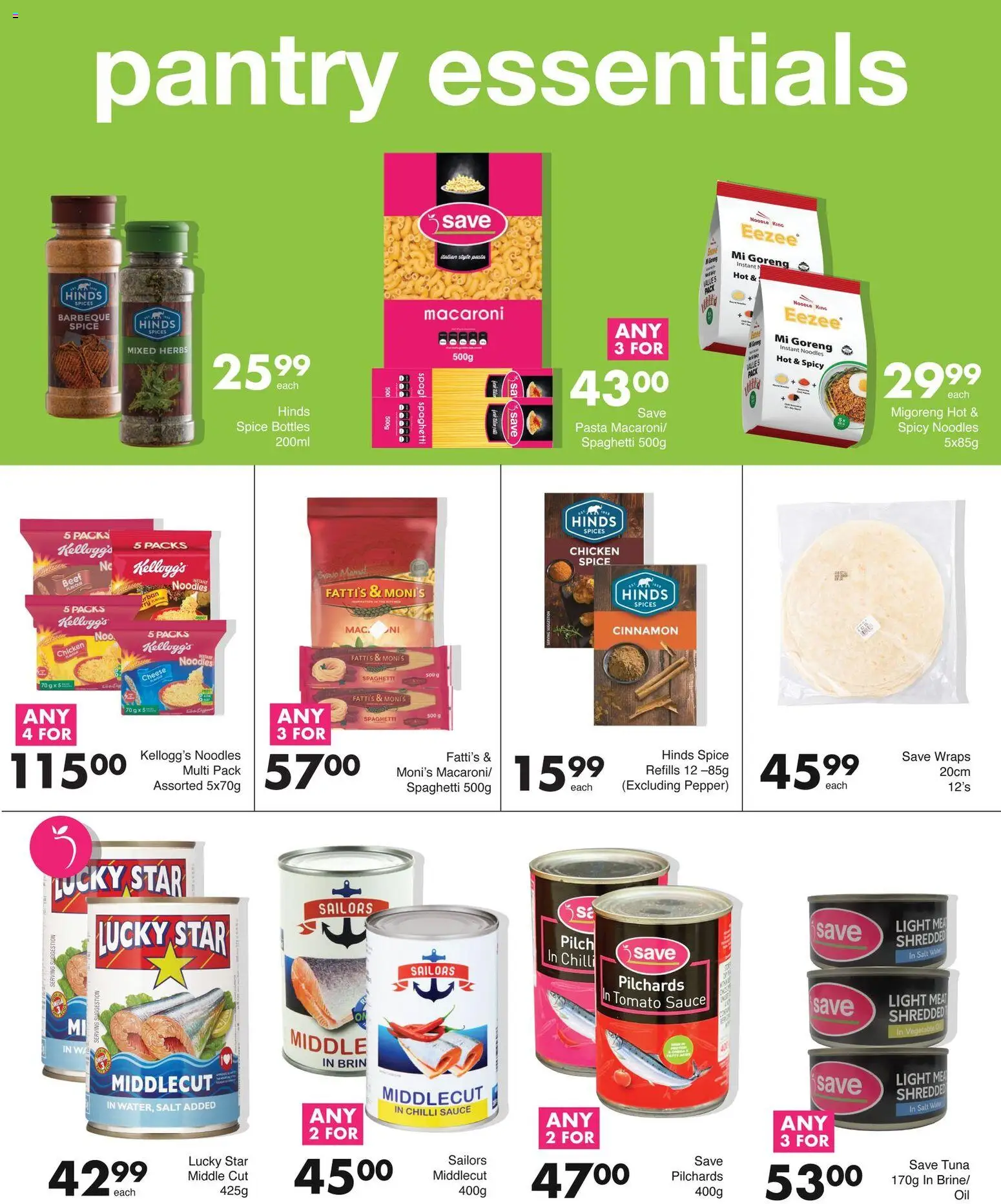 New Save catalogue – valid from 12.02.2026 | Page: 15 | Products: Tuna, Chicken, Noodles, Salt