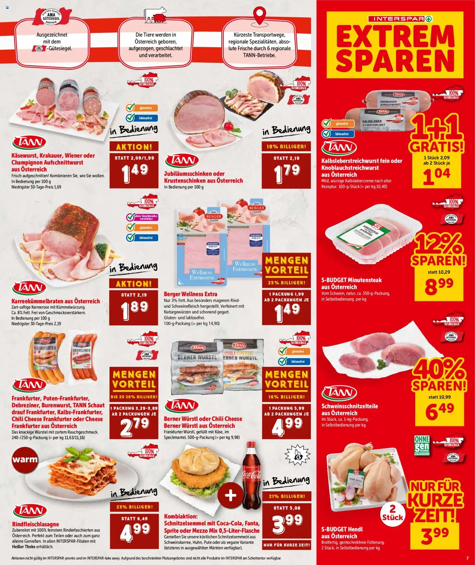 Interspar Flugblatt - Tirol gültig ab 12.02.2026 | Seite: 7 | Produkte: Knoblauch, Chili, Schweinefleisch