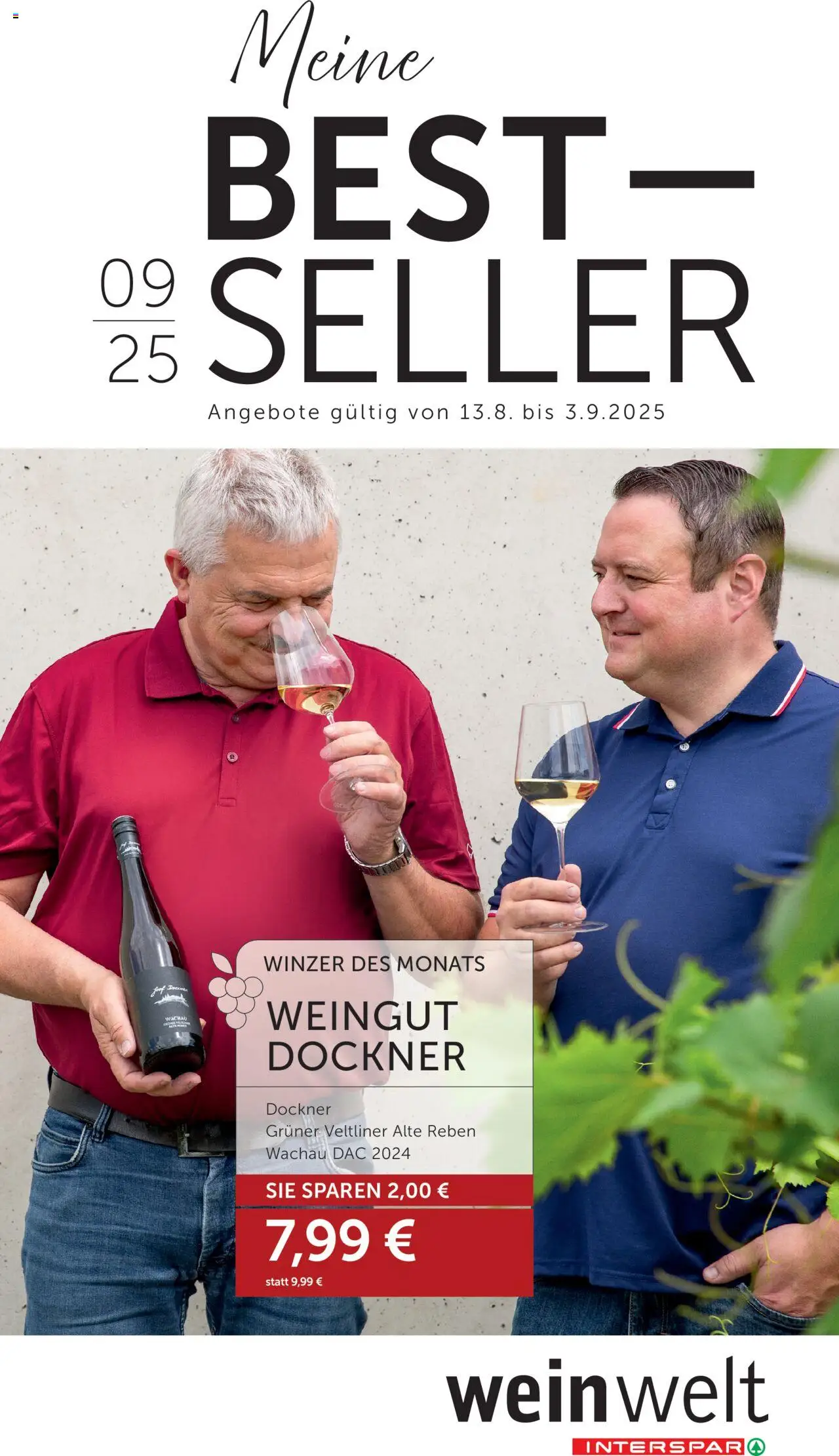 Interspar Wein Welt gültig ab 13.08.2025 | Seite: 1