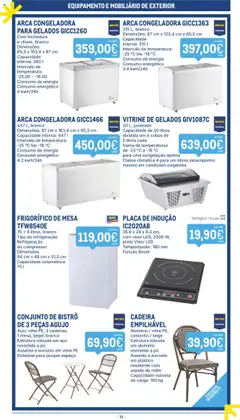 Makro folheto │ válido de 12.08.2025 | Página: 19 | Produtos: Frigorífico, Mesa, Cadeira, Compressor