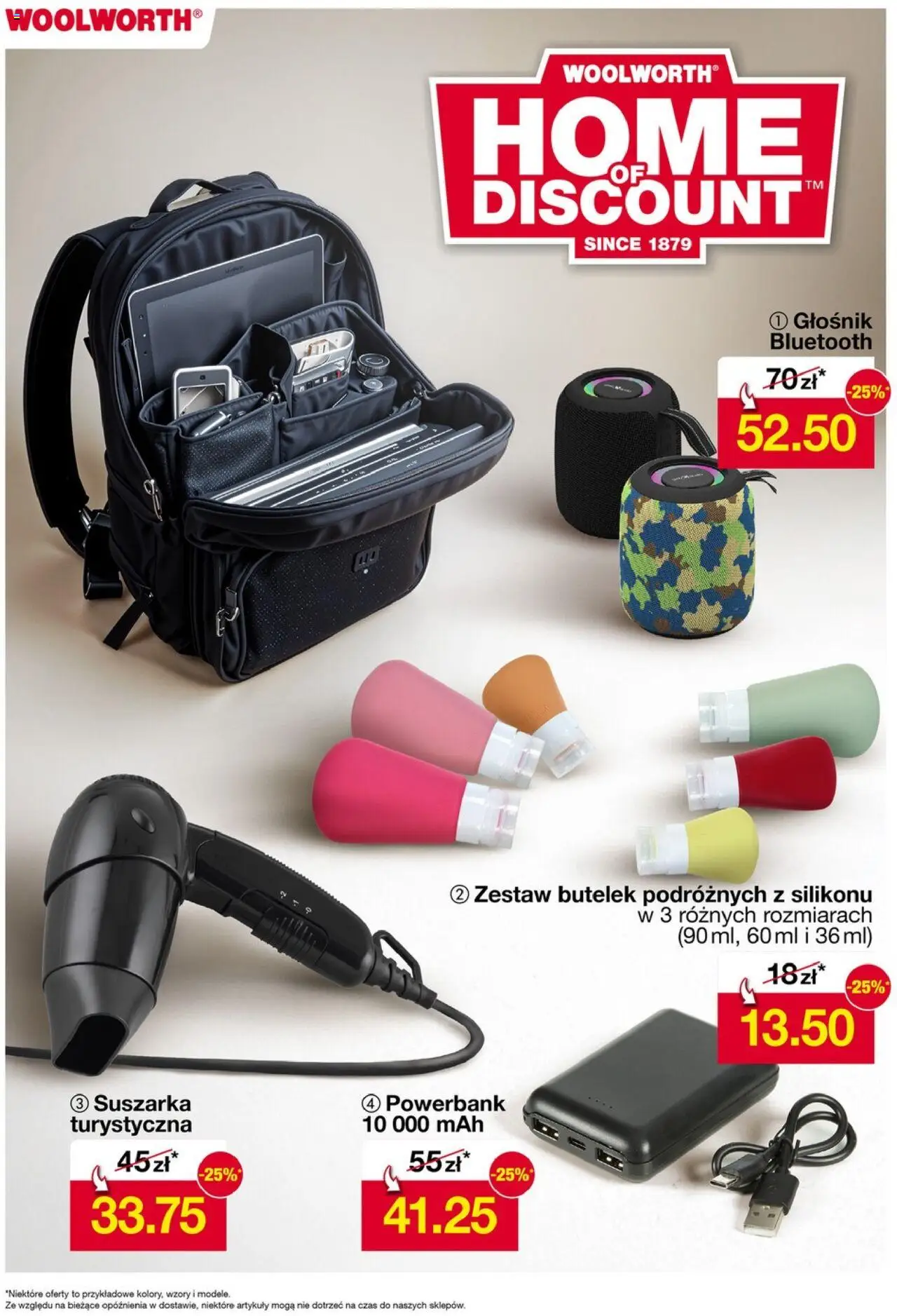 Woolworth Gazetka od 01.08.2025 | Strona: 13 | Produkty: Głośnik, Suszarka, Głośnik bluetooth, Powerbank