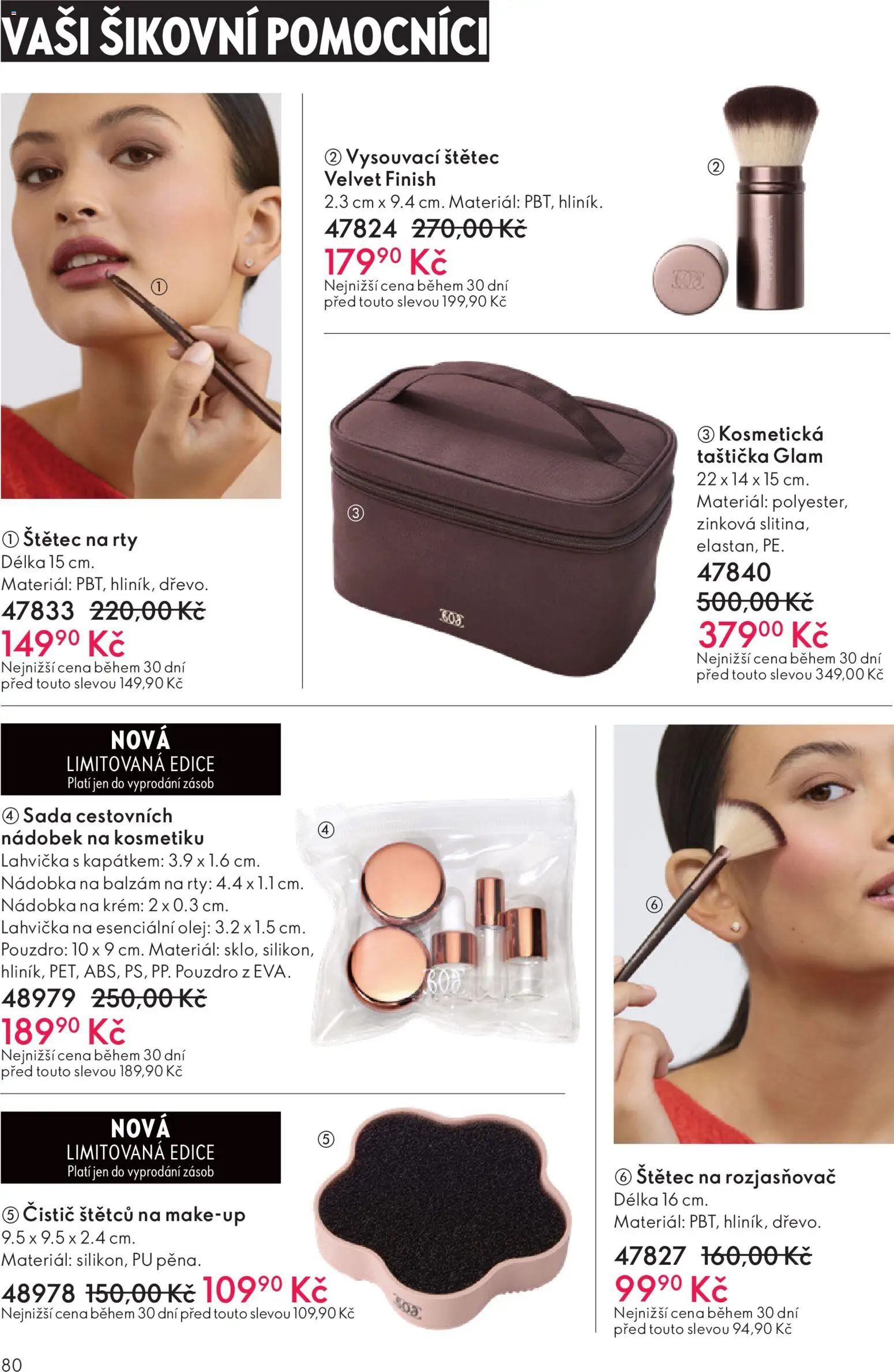 Oriflame Black Friday od 12.11.2025 | Strana: 80 | Produkty: Olej, Balzám na rty, Kosmetická taštička, Lahvička