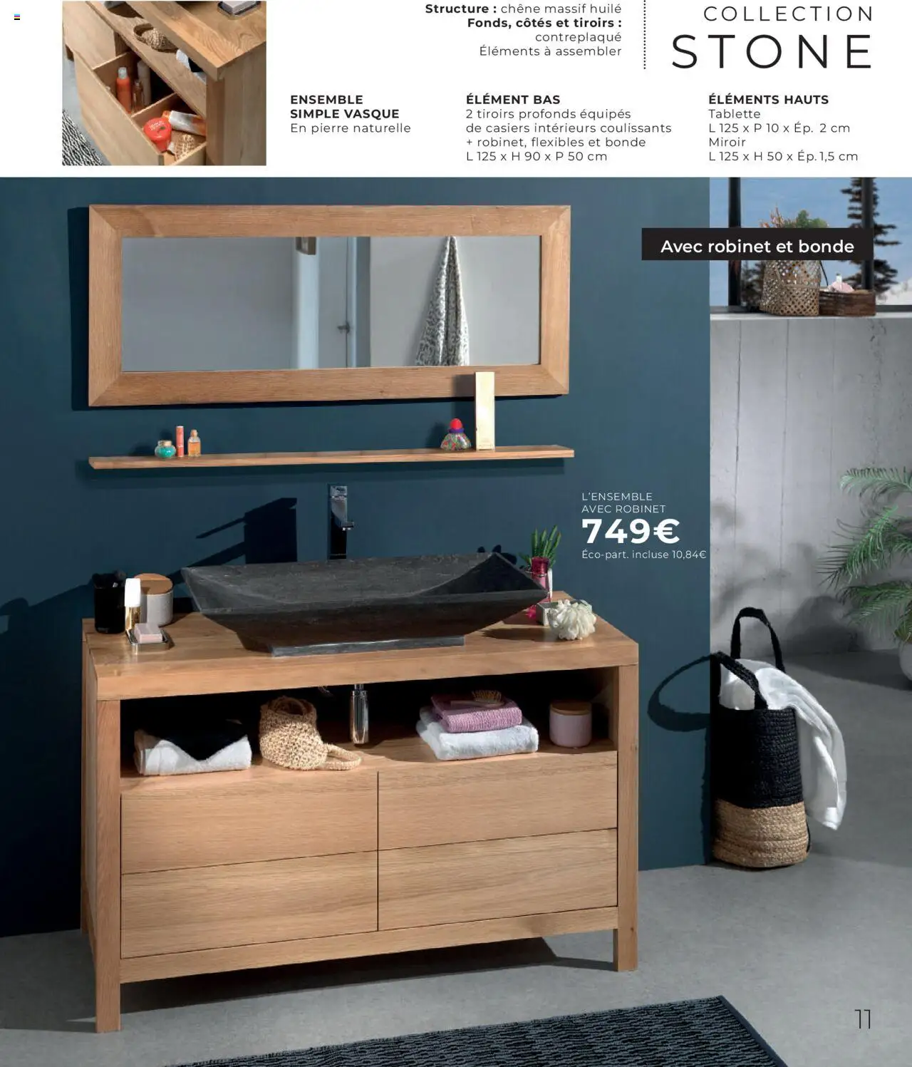 | Page: 11 | Produits: Robinet, Tiroirs, Miroir, Huile
