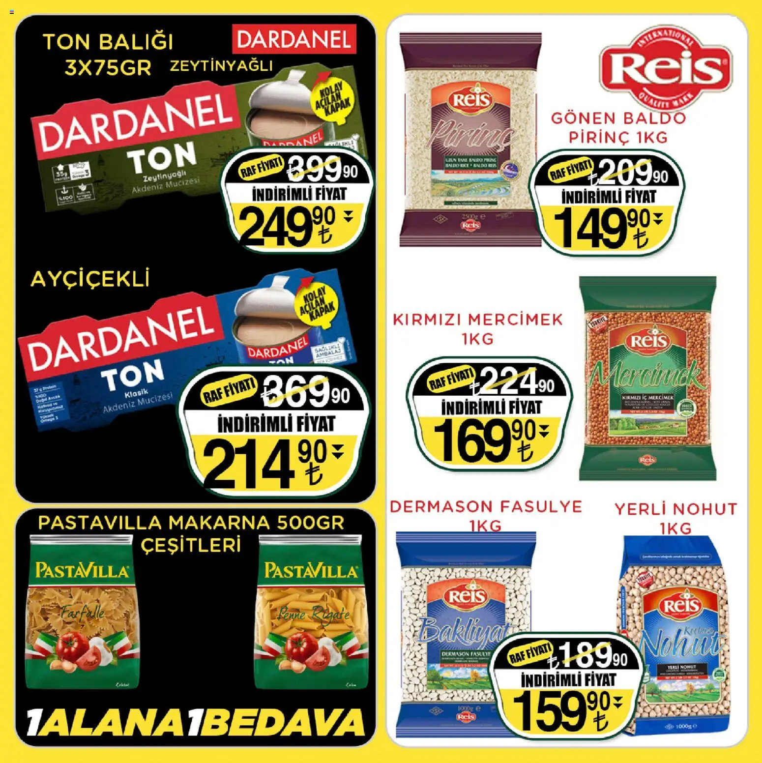 Sarıyer Katalog - 13.03.2026 tarihinden itibaren geçerlidir | Sayfa: 20 | Ürünler: Fasulye, Pirinç, Makarna, Ton balığı