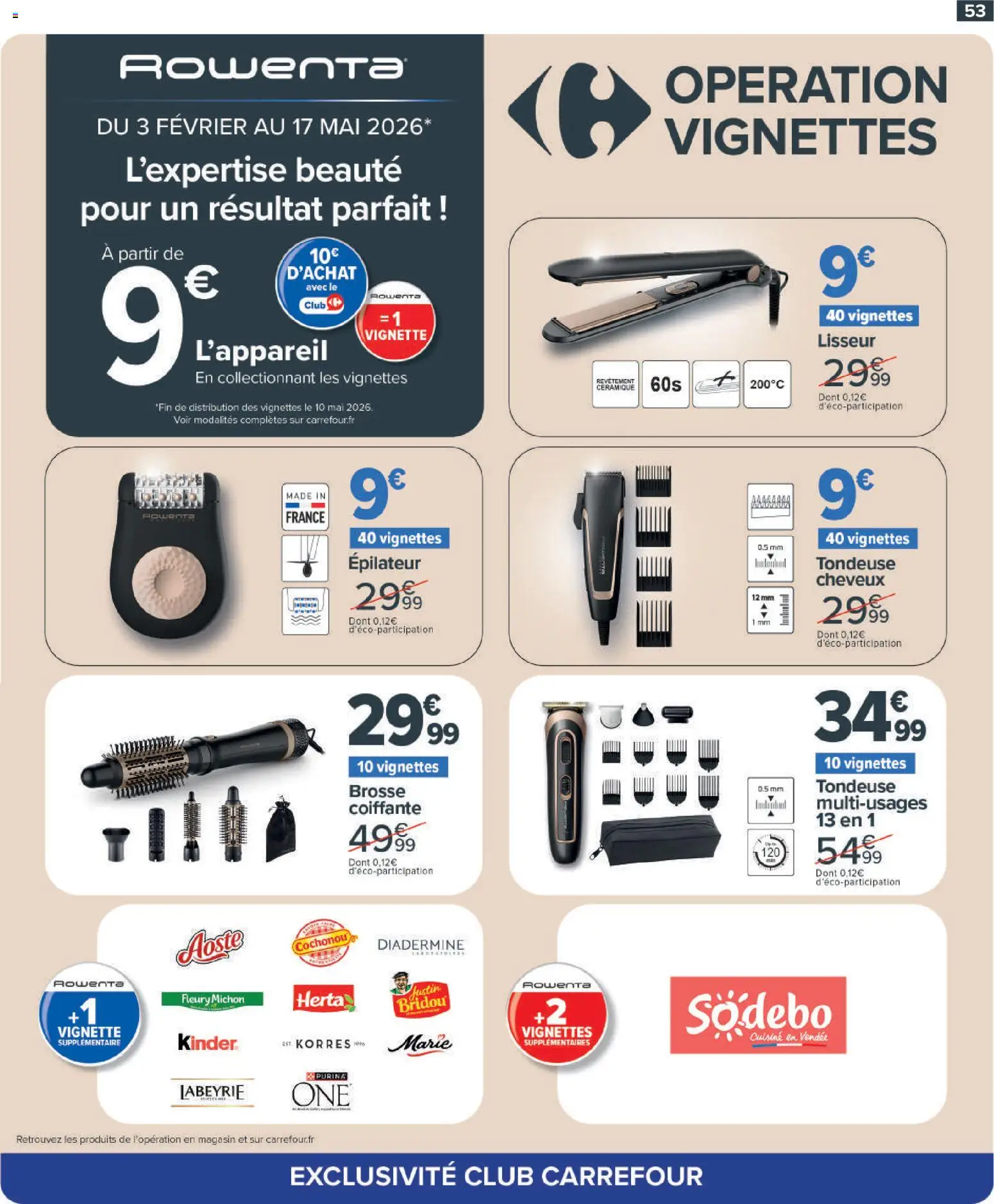 {H1} | Page: 55 | Produits: Épilateur, Tondeuse, Lisseur, Brosse