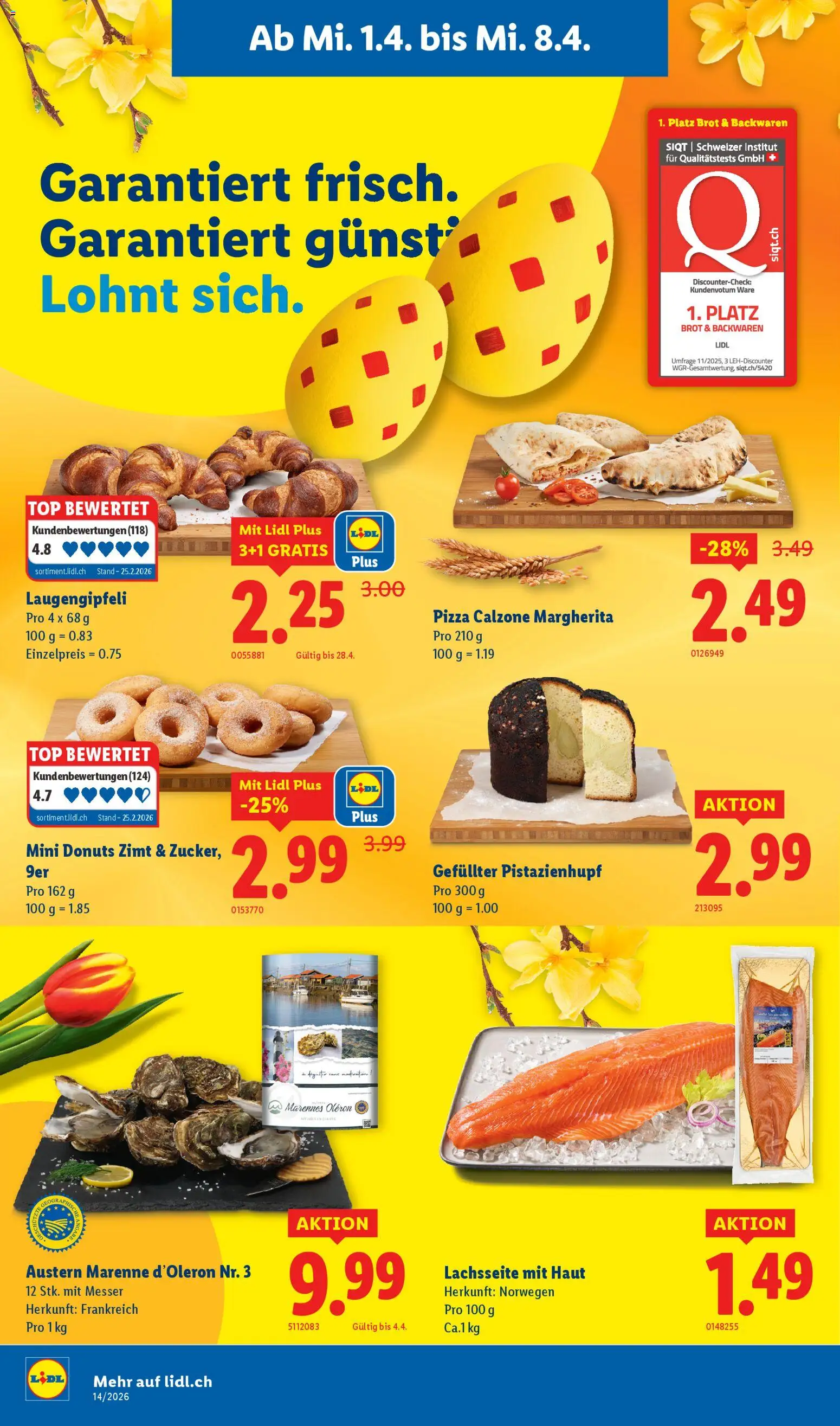 🛍️ Lidl aktionen ab 01.04.2026 » Entdecken Sie exklusive Rabatte und sparen Sie noch heute! 💰 | Switzerland