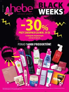 Pogląd oferty "Hebe Black Friday" - ważna od 24.11.2025