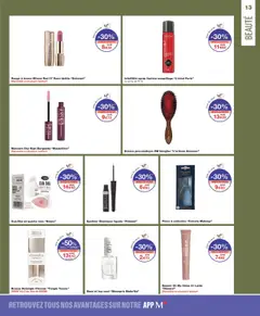 Monoprix - Prévisualisation de Monoprix - Beauty week valide à partir de 07.10.2025 | Page: 13 | Produits: Fixateur, Maquillage, Rouge à lèvres, Brosse