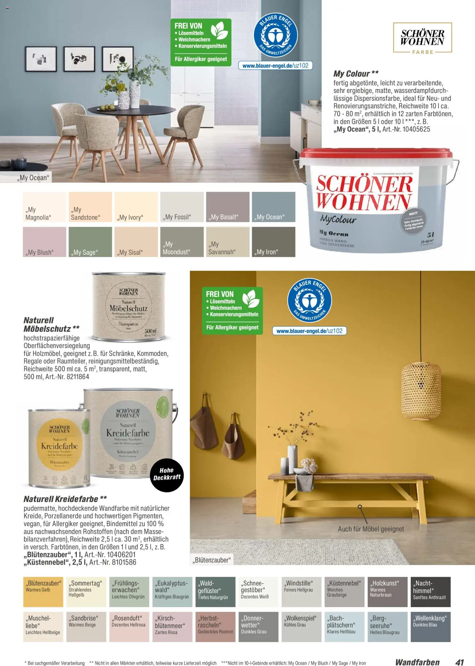 Toom Baumarkt  Wohnen & Haushalt 2026 – gültig ab 01.01.2026 | Seite: 41 | Produkte: Wandfarbe, Blush