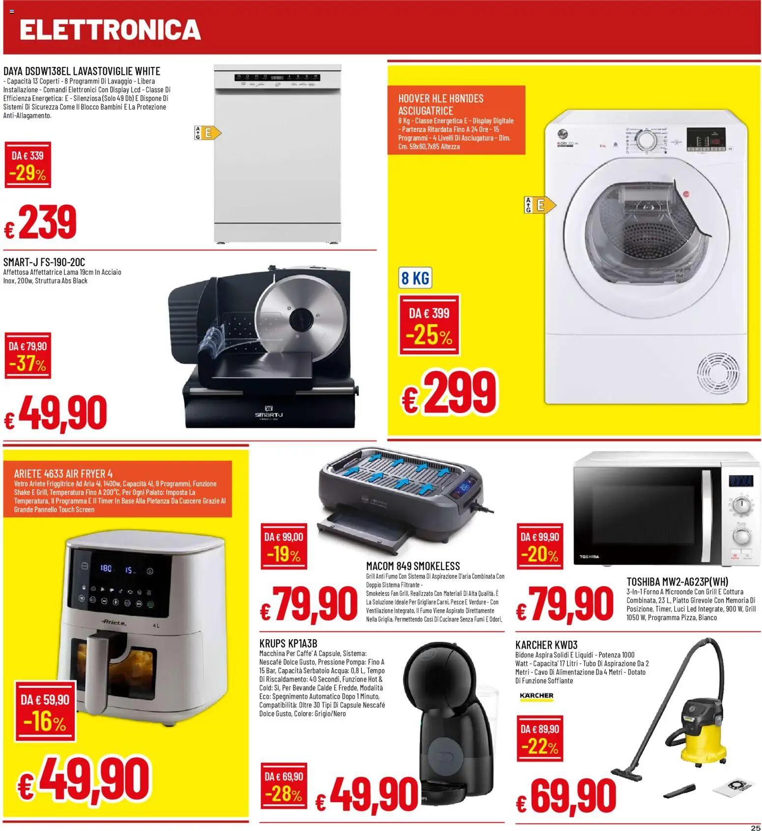 Volantino Galassia del 12.02.2026 | Pagina: 25 | Prodotti: Acqua, Lavastoviglie, Piatto, Fan