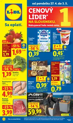 Lidl leták platný od 27.04.2026