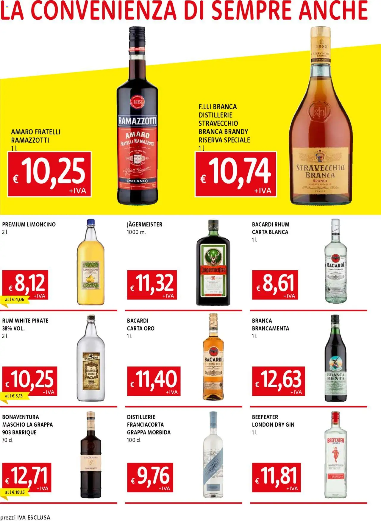 Volantino Famila del 07.08.2025 | Pagina: 6 | Prodotti: Rum, Menta, Grappa, Amaro