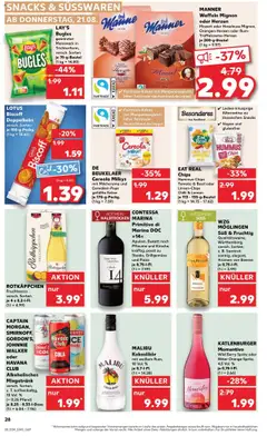 EAT REAL Chips, Hummus-Chips Tomato & Basil oder Linsen-Chips Chilli & Lemon je 113 - 135-g-Beutel - gültig ab dem 21.08.2025 | Seite: 28 | Produkte: Havana club, Cola, Rotwein, Waffeln