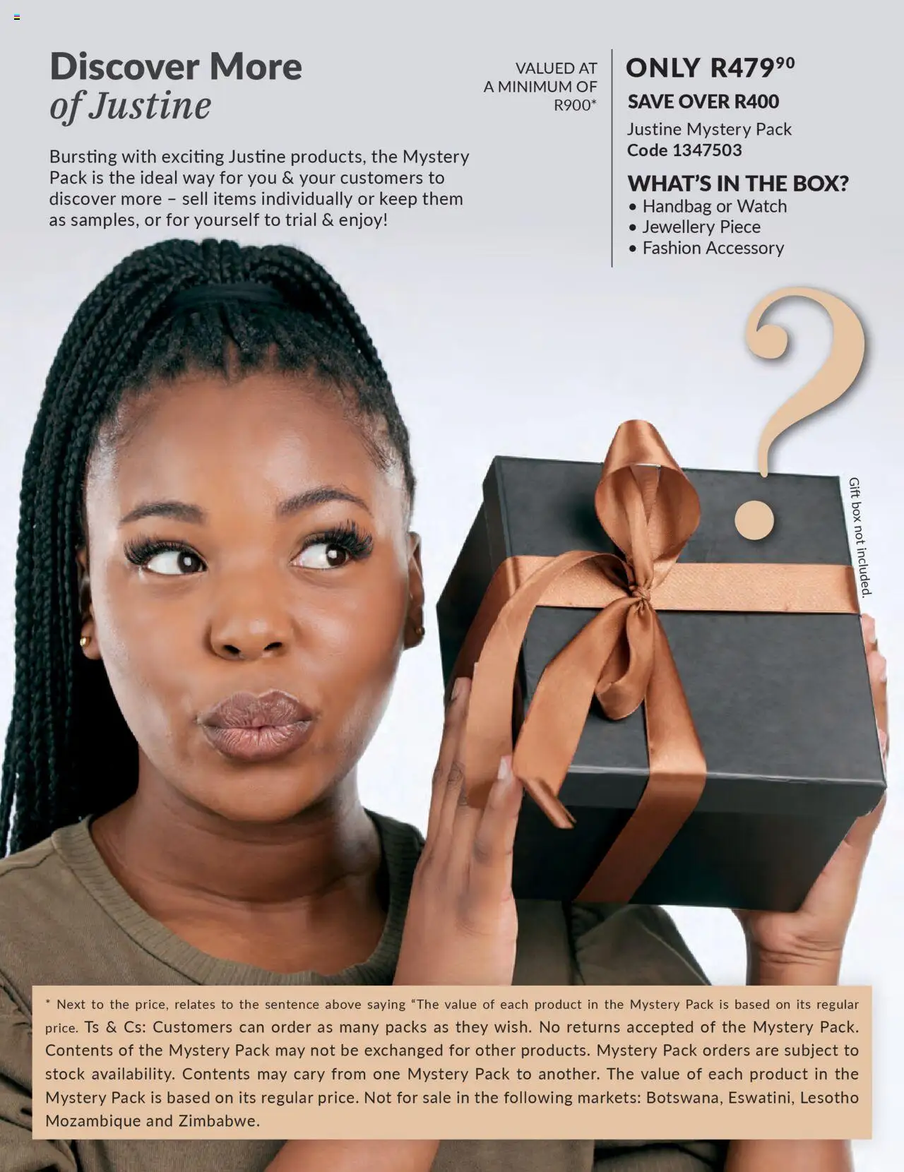 New Justine catalogue – valid from 19.09.2025 | Page: 21 | Products: Watch, Handbag, Box, Stock