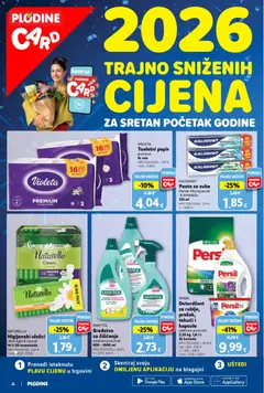 Plodine - Katalog - Pregled kataloga iz trgovine Plodine, vrijedi od 07.01.2026 | Stranica: 4 | Proizvodi: Pasta za zube, Deterdžent, Pasta, Violeta