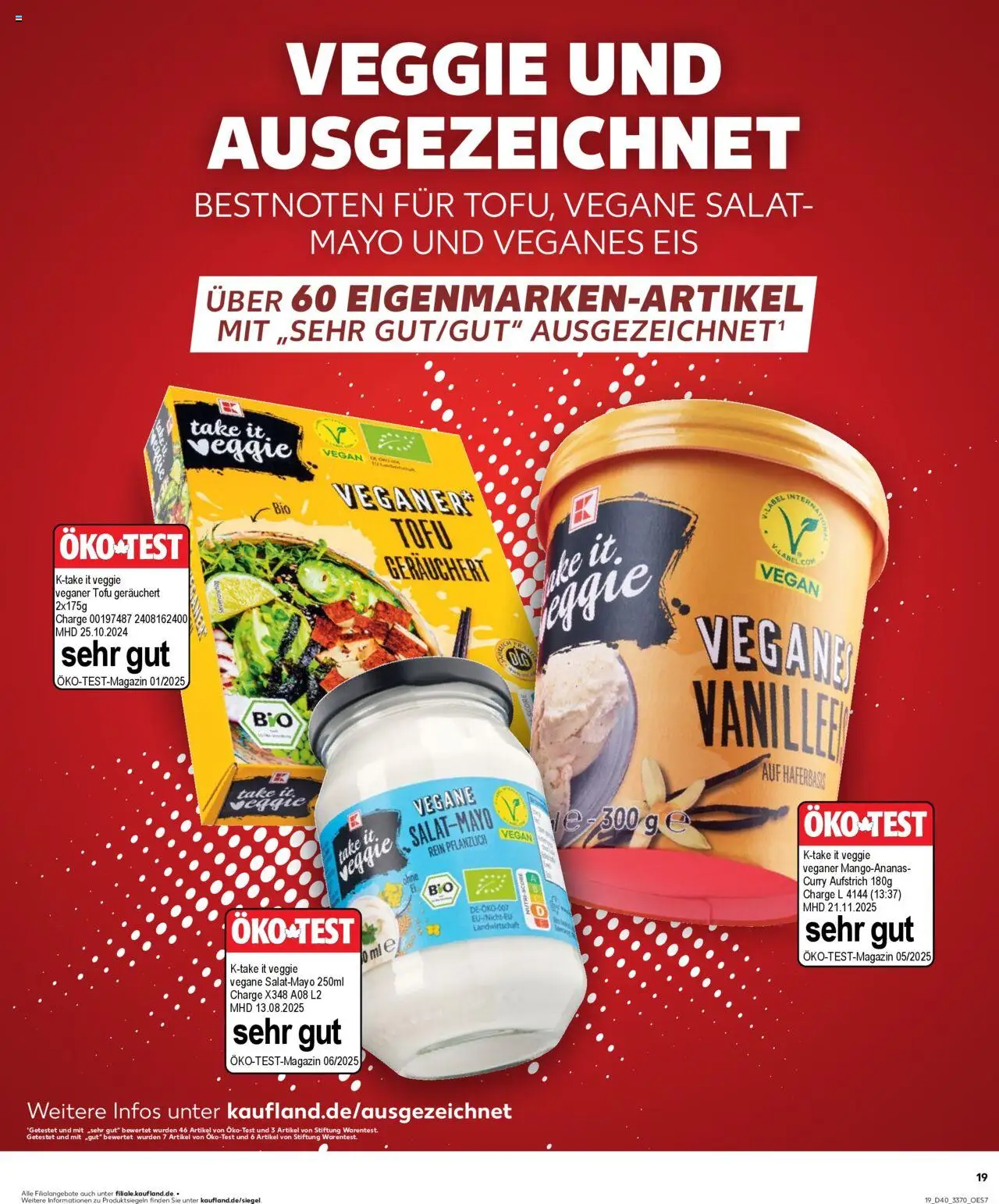 Kaufland prospekt Berlin	 – gültig ab 05.10.2025 | Seite: 19 | Produkte: Mayonnaise, Mango, Eis, Salat