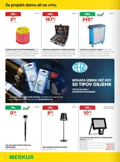 Merkur katalog akcije – veljaven od 04.03.2026 | Stran: 28 | Izdelki: Orodje, Svetilka, Namizna svetilka, Voziček