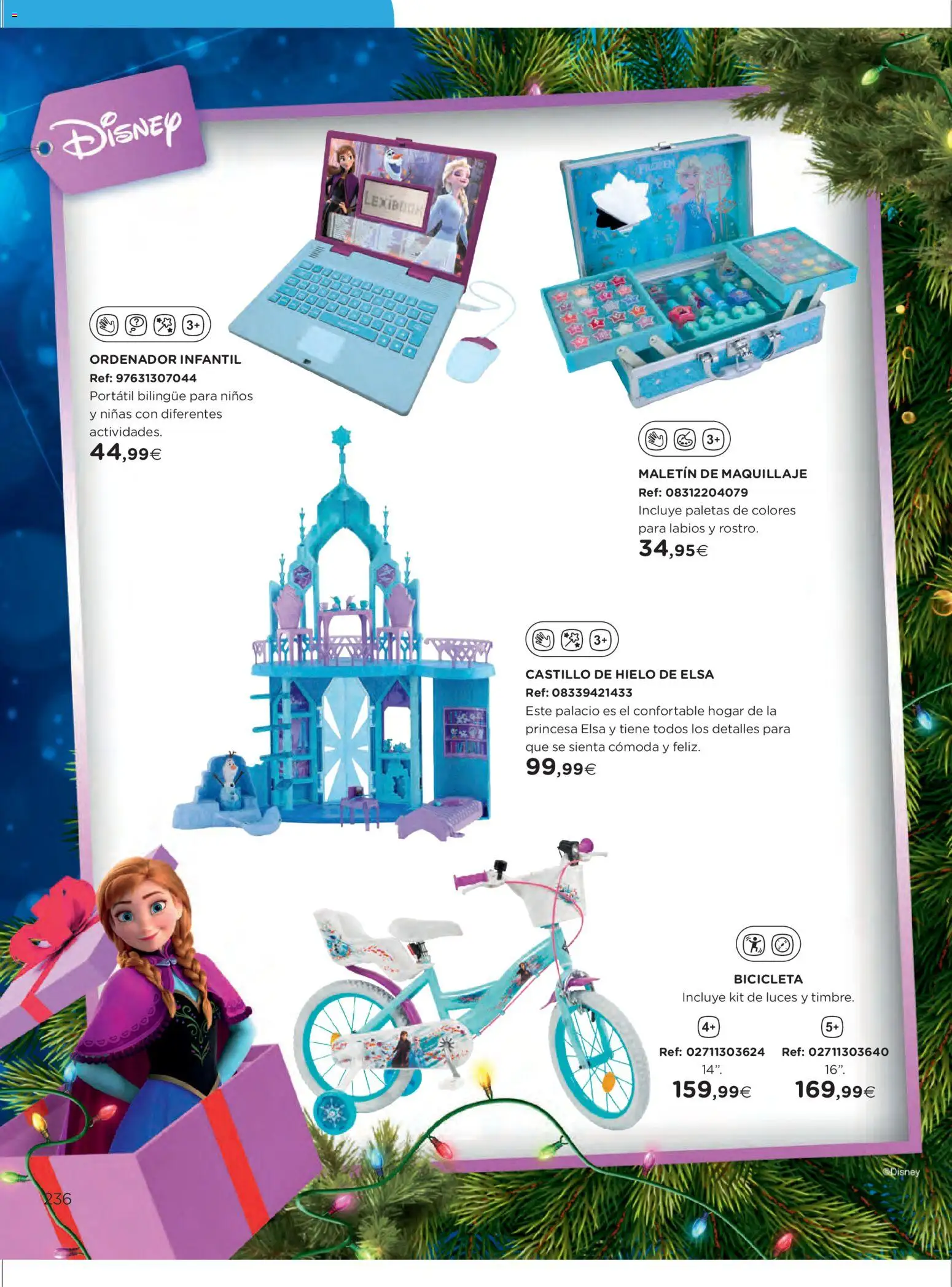 El Corte Inglés ofertas │ válido desde el 27.10.2025 | Página: 236 | Productos: Maquillaje, Bicicleta, Ηλεκτρονικα ειδη, Ordenador