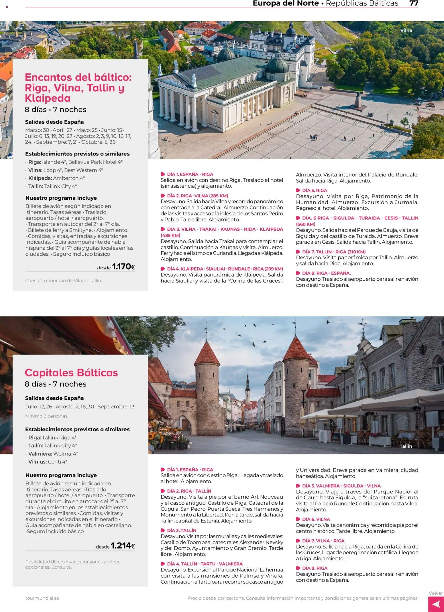 Viajes El Corte Inglés Europa │ válido desde el 01.01.2026 | Página: 77