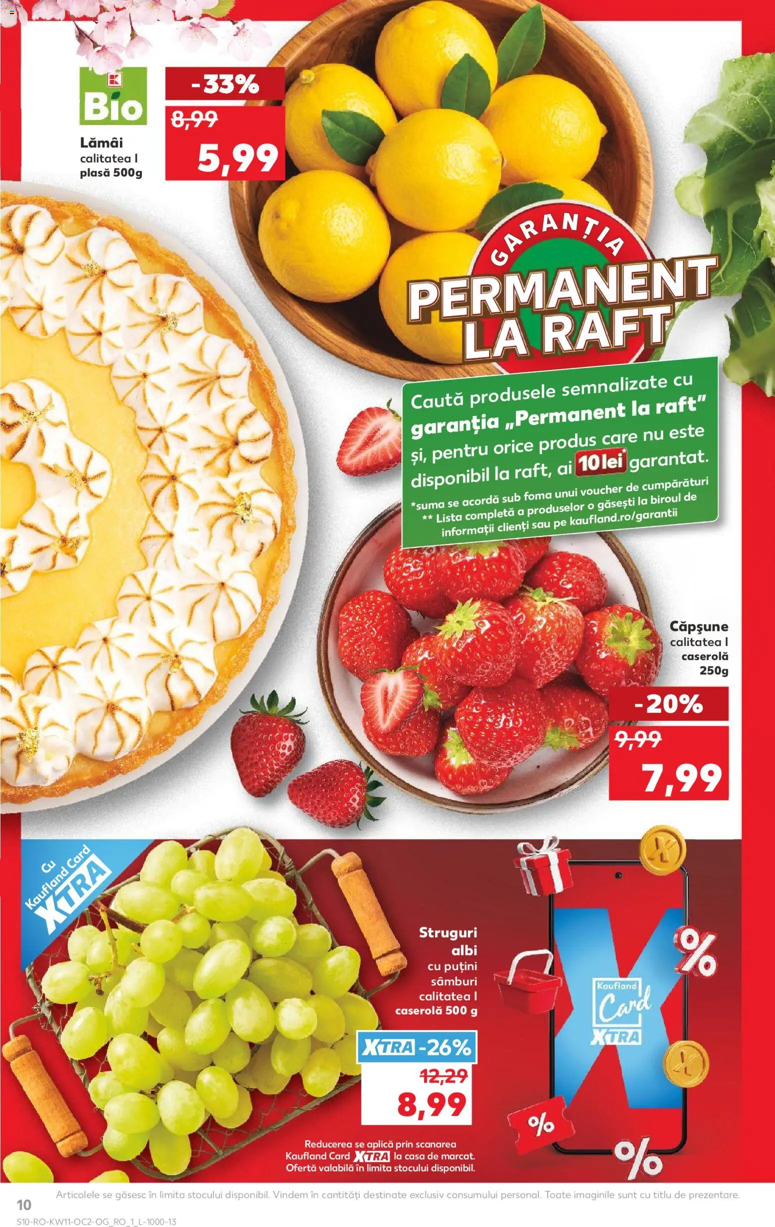 Noul catalog Kaufland – valabil de la 11.03.2026 | Pagină: 10 | Produse: Şerit ödül, Struguri, Raft