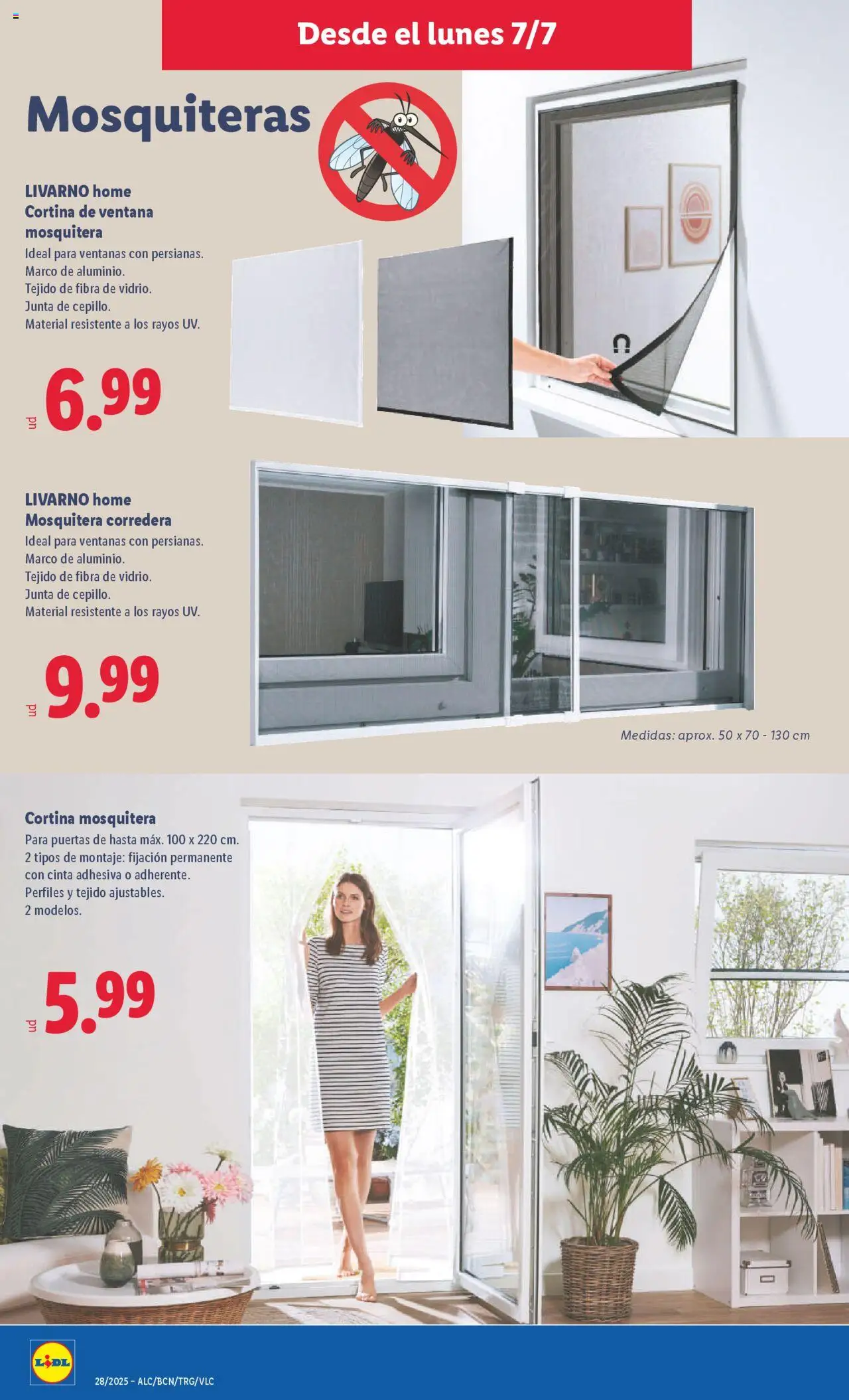 Lidl catálogo de bazar MAD │ válido desde el 07.07.2025 | Página: 12 | Productos: Cortina, Marco