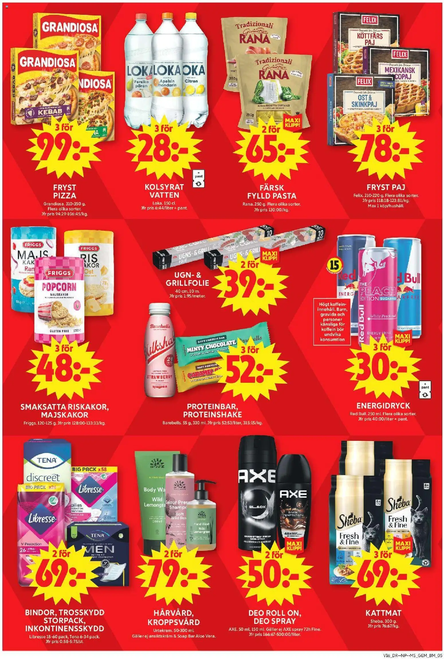 ICA Maxi reklamblad aktuell från 13.04.2026 | Sida: 7 | Produkter: Persika, Ansiktskräm, Kattmat, Citron