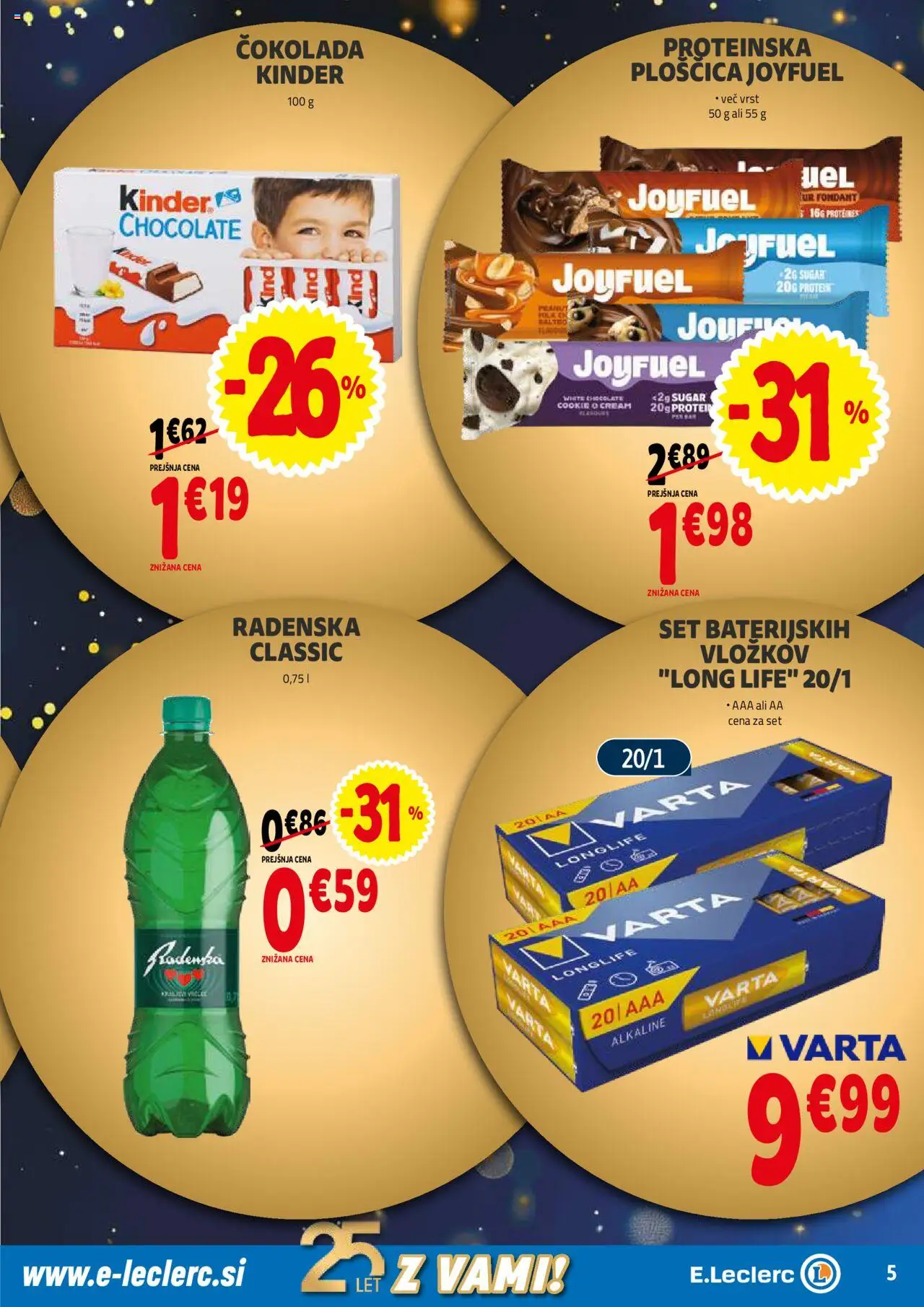 E.leclerc katalog │ velja od 18.06.2025 | Stran: 5 | Izdelki: Cokolada