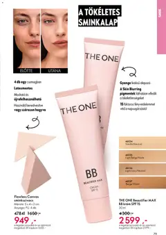 Oriflame Black Friday - amely érvényes a következő dátumtól: 12.11.2025 | Oldal: 79 | Termékek: Smink, Alapozó, BB krém, Sminkszivacs