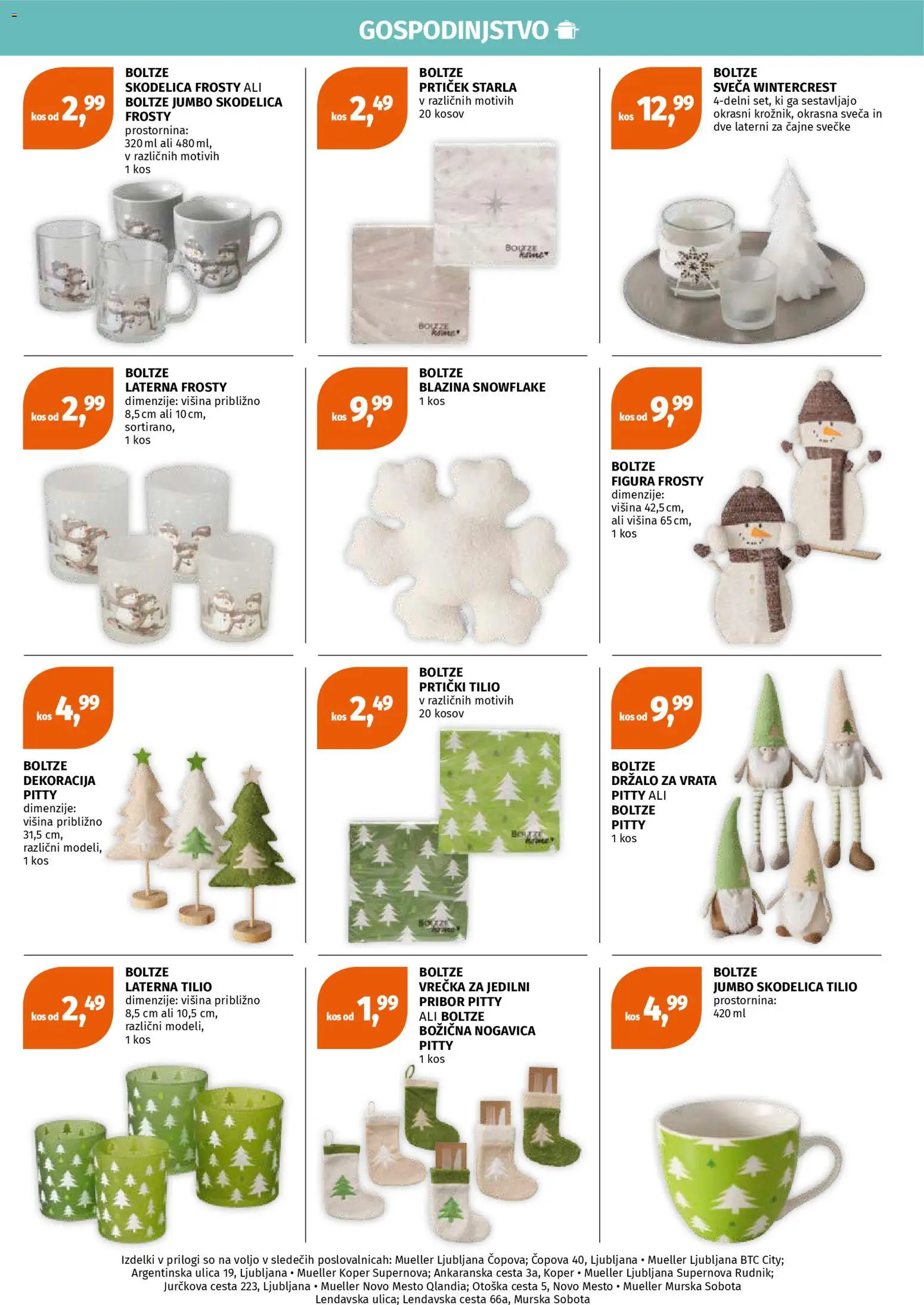 Novi Müller katalog ponudbe – veljaven od 27.10.2025 | Stran: 2 | Izdelki: Pribor, Skodelica, Blazina, Vrata