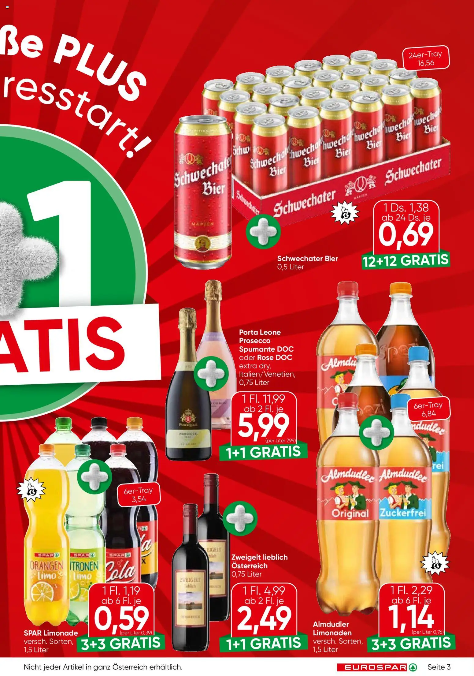 Eurospar Flugblatt - Tirol gültig ab 15.01.2026 | Seite: 3 | Produkte: Bier, Orangen