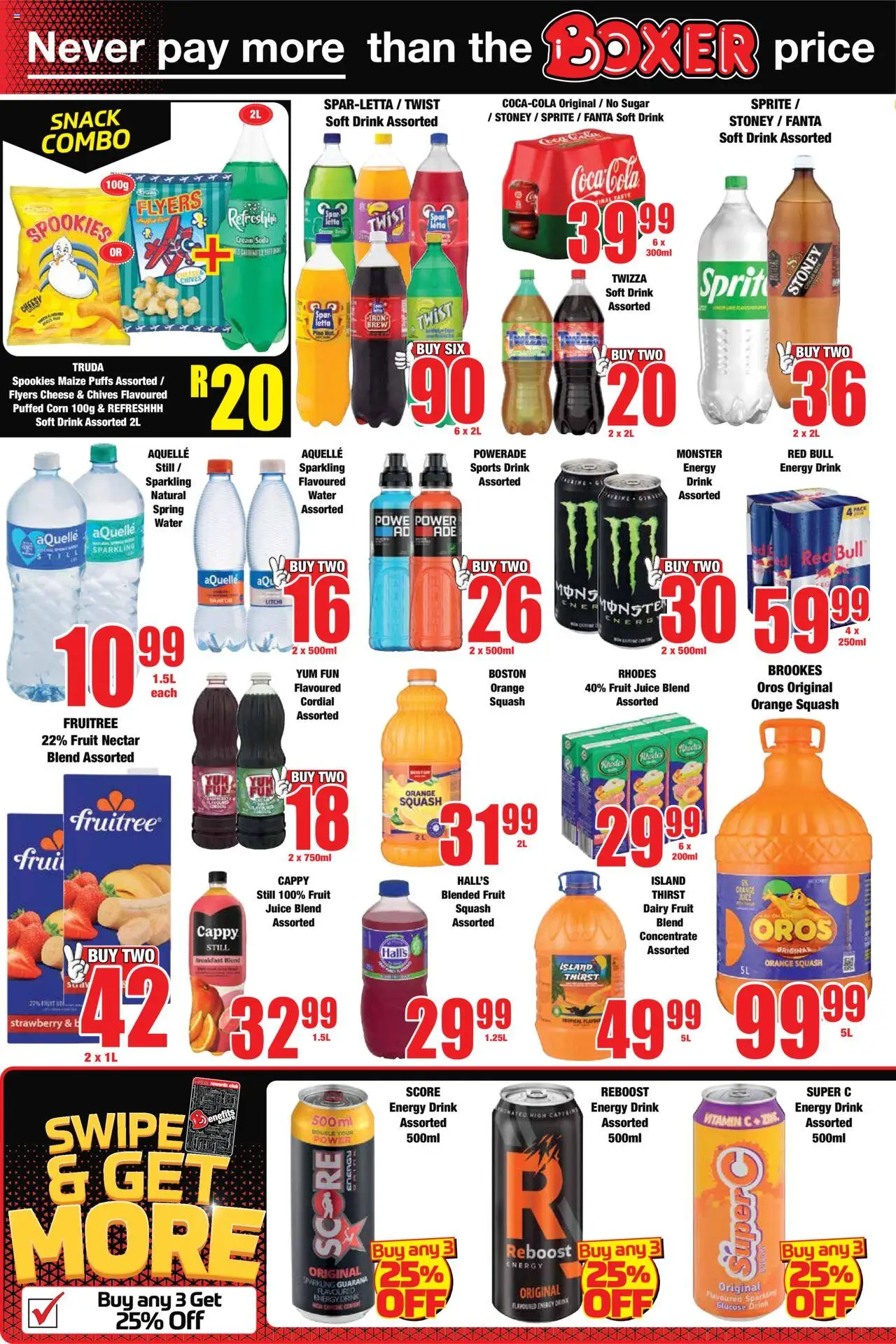 New Boxer catalogue – valid from 22.09.2025 | Page: 6 | Products: Iron, Squash, Cheese, Juice