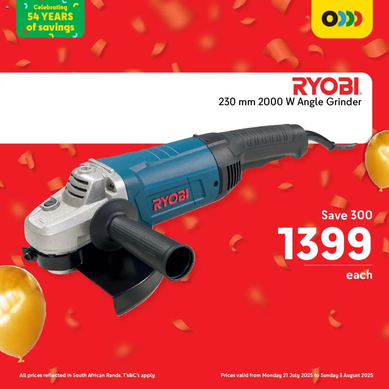 Makro Birthday Price-Drop DIY │ valid from 21.07.2025 | Page: 7 | Products: Grinder, Angle grinder