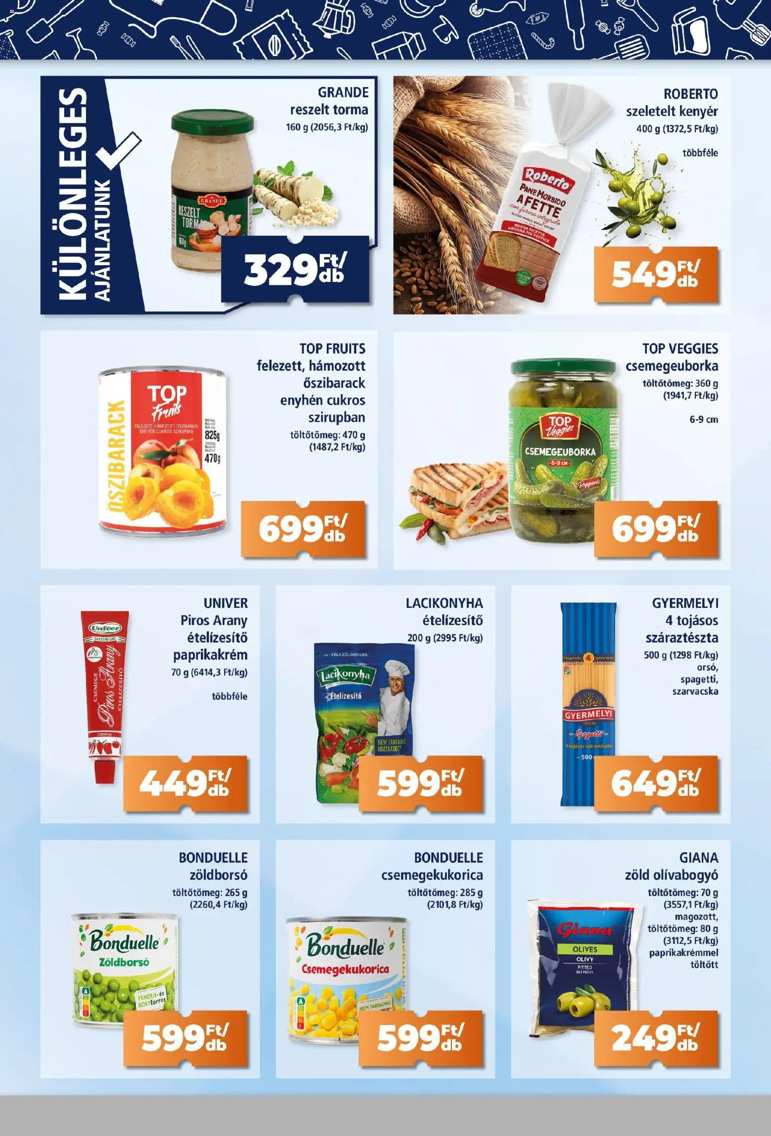 Goods Market akciós ujság - amely érvényes a következő dátumtól: 19.03.2026 | Oldal: 6 | Termékek: Csemegekukorica, Fehérje, Száraztészta, Ételízesítő