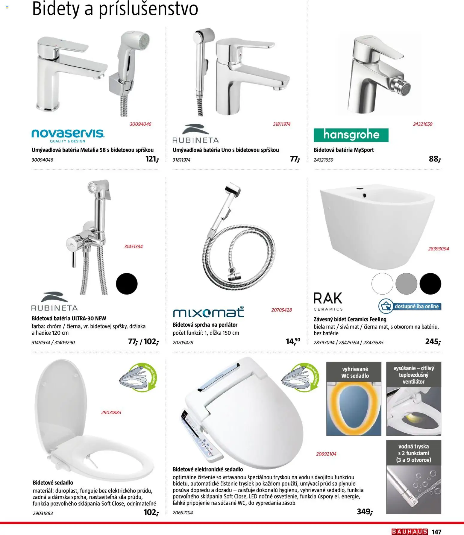 Nové Bauhaus akcie – leták je platný od 15.12.2025 | Strana: 147 | Produkty: Teplovzdušný ventilátor, Ventilátor, Led, Batéria
