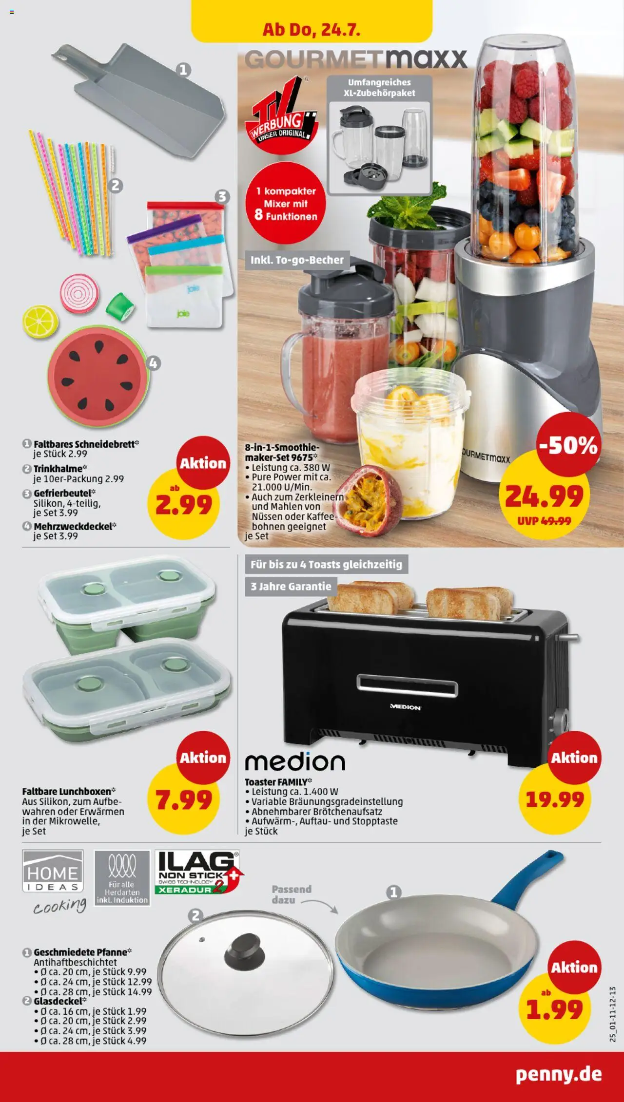 Penny Prospekt 	 - gültig ab dem 21.07.2025 | Seite: 25 | Produkte: Mixer, Toaster, Kaffee