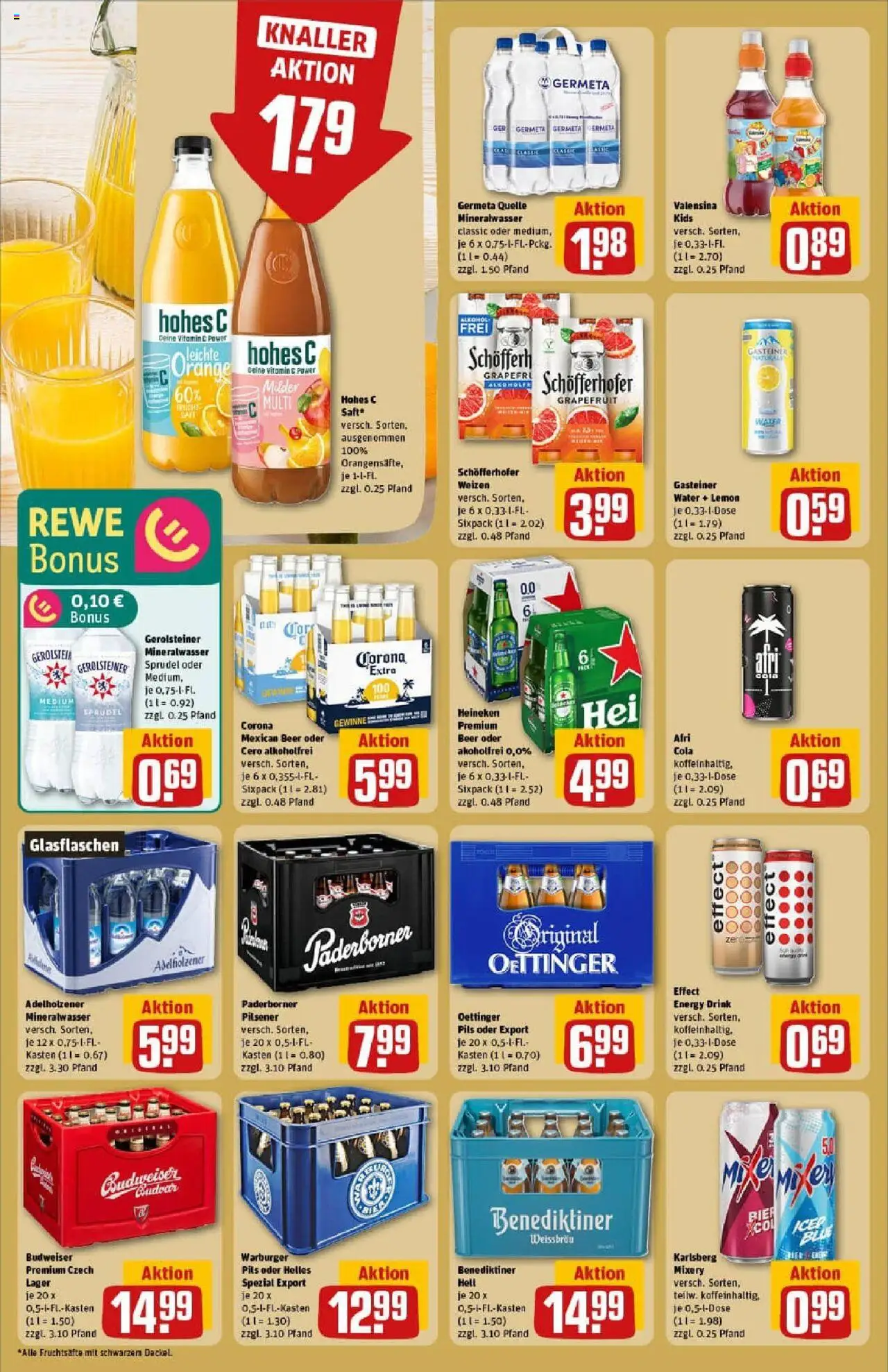 Rewe prospekt Kassel / Niederzwehren	 - gültig ab dem 06.07.2025 | Seite: 16 | Produkte: Cola, Energy, Heineken, Saft