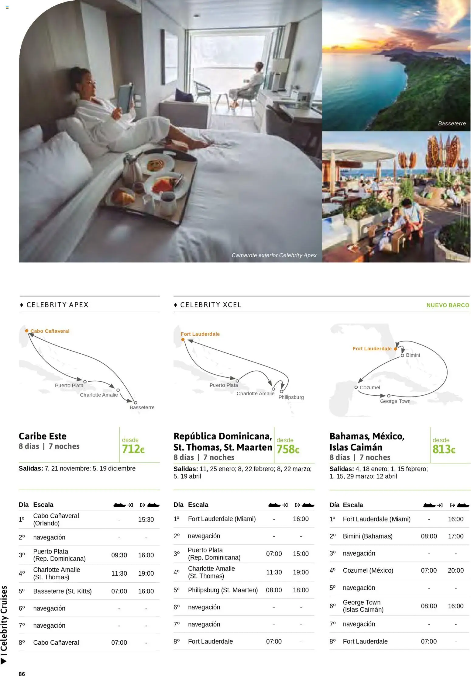 Viajes El Corte Inglés Cruceros marítimos │ válido desde el 01.01.2026 | Página: 87 | Productos: Navegación