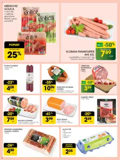 Tuš katalog │ velja od 30.07.2025 | Stran: 12 | Izdelki: Hrenovke, Pršut, Mortadela, Slanina