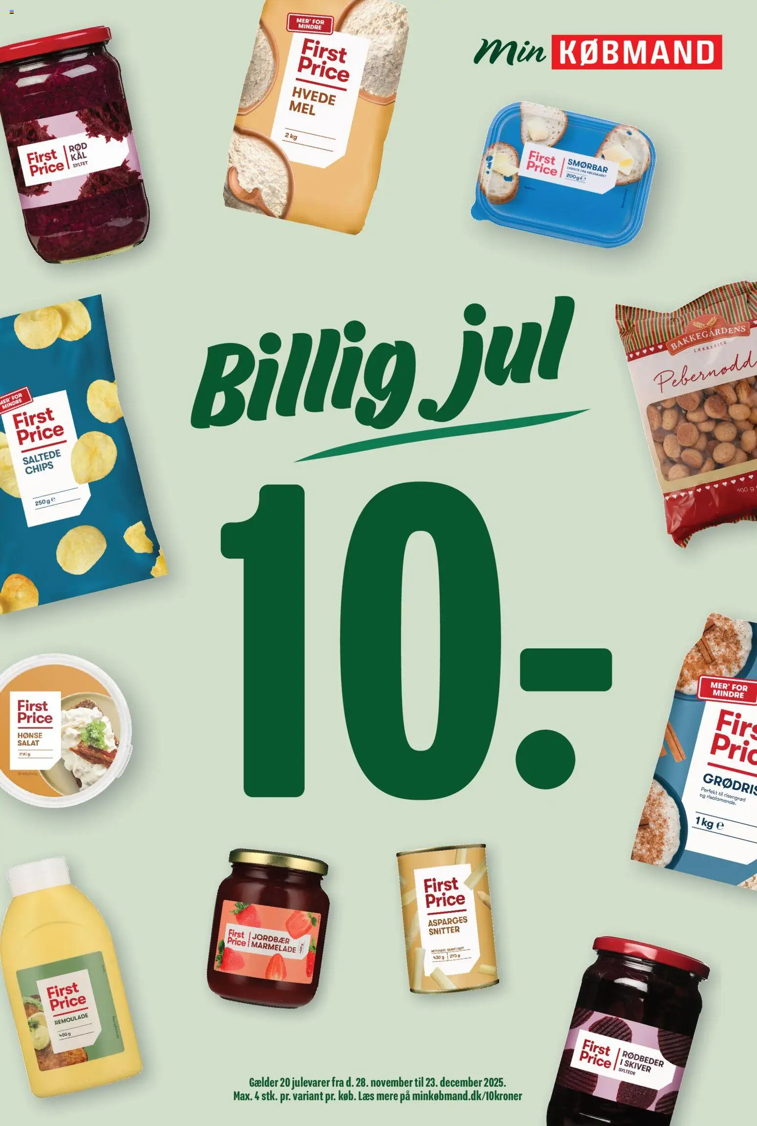 Min Købmand tilbudsavis – gyldig fra 12.12.2025 | Side: 2 | Produkter: Jordbær, Salat, Remoulade, Asparges